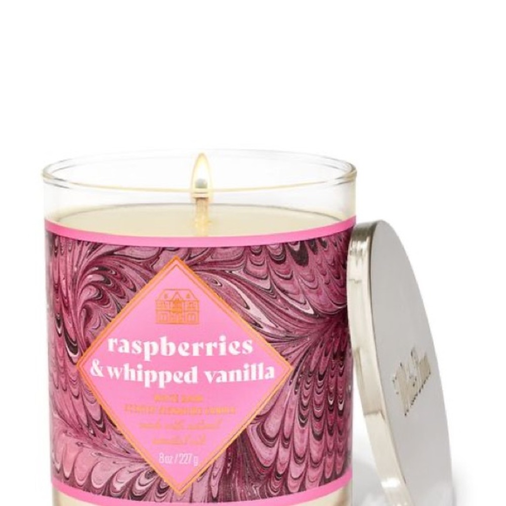 Raspberries & Whipped Vanilla Candle